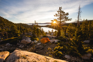 Adventure Camping at Sunset
