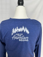 Load image into Gallery viewer, Lake Names - Triblend Navy – UNISEX Long Sleeve
