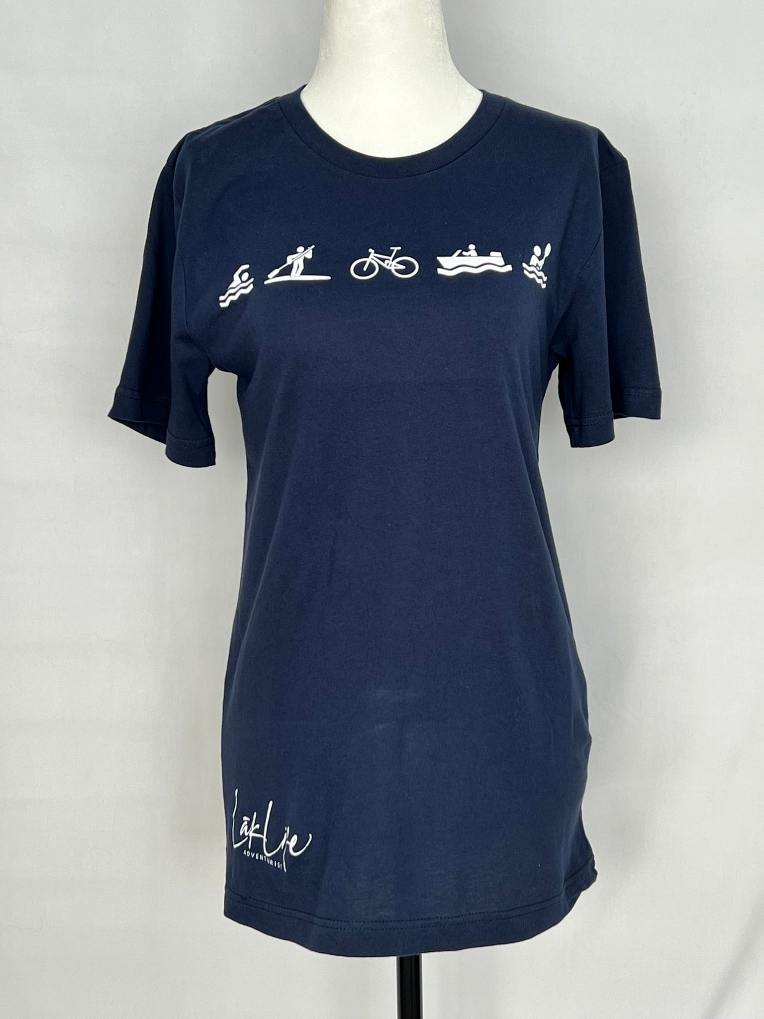 Navy Blue UNISEX Short Sleeve