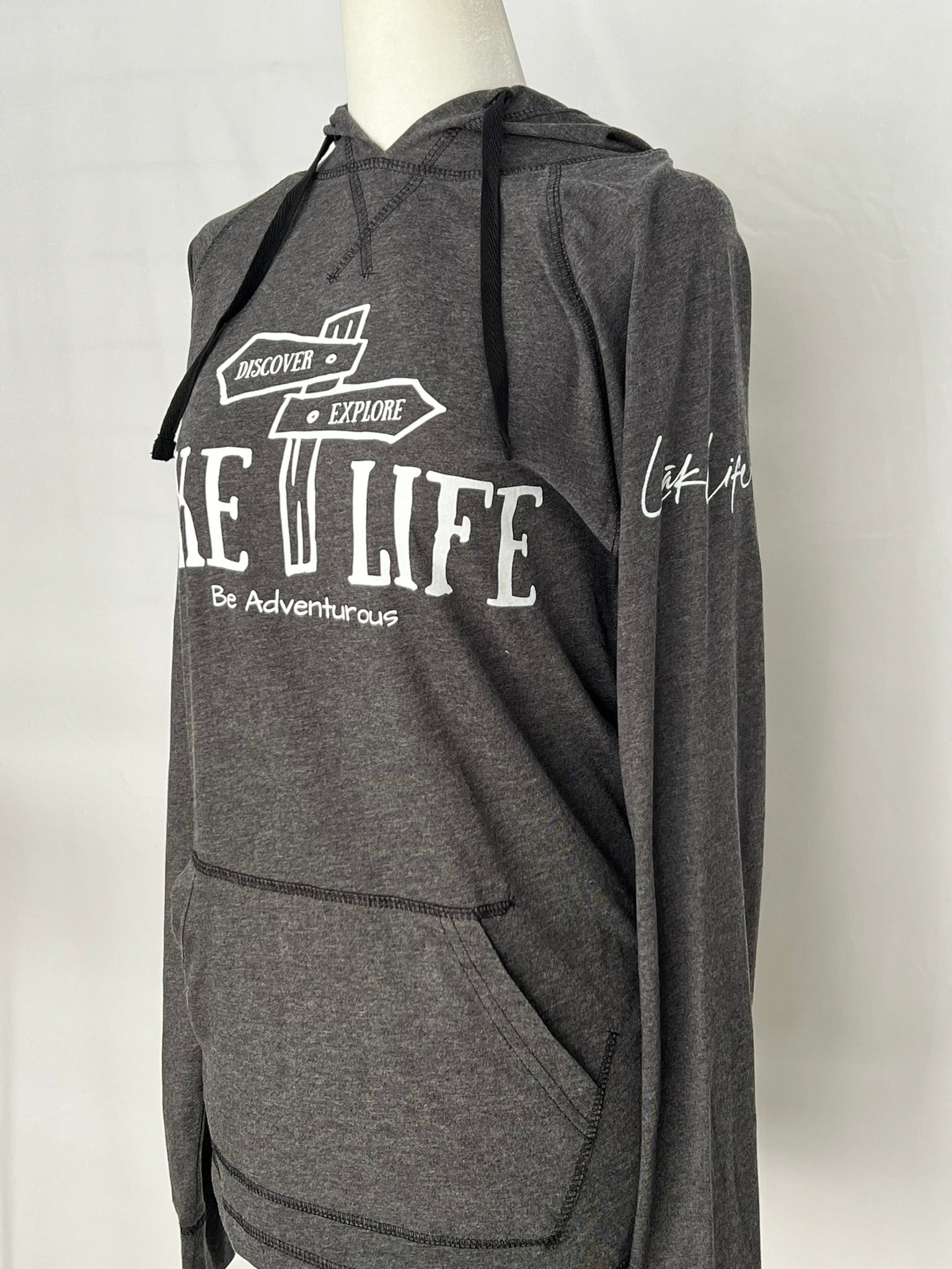 Hoodie Lightweight Triblend - UNISEX Charcoal