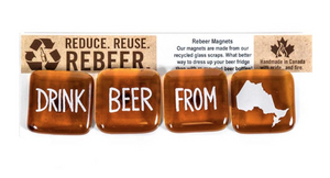 Magnets Drink Beer From Ontario (set of 4)