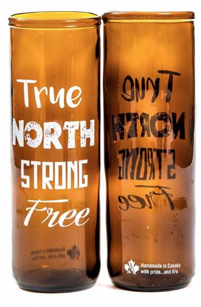 Beer Glass - True North Strong Free