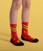 Load image into Gallery viewer, Sock - YOUTH Thunderbolt Crew (Outway)
