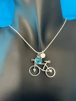 Load image into Gallery viewer, Bicycle 925-Silver Necklace
