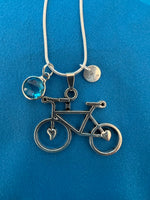 Load image into Gallery viewer, Bicycle 925-Silver Necklace
