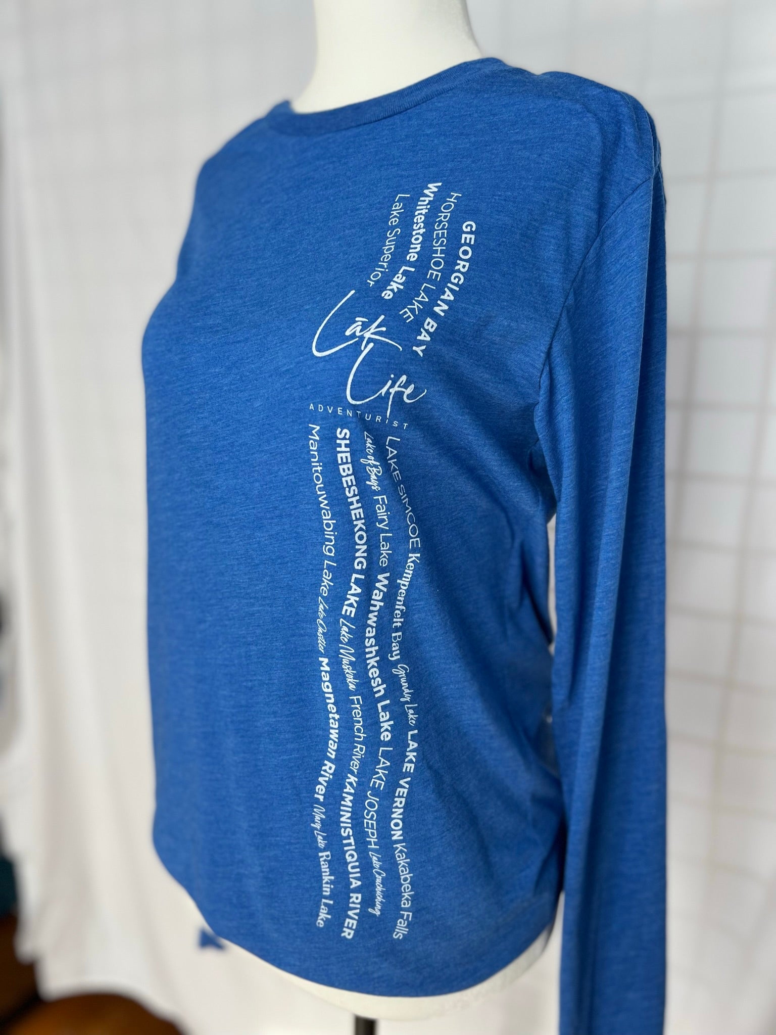 Lake Names - Triblend Royal – UNISEX Long Sleeve